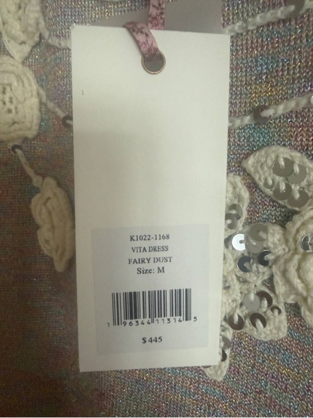 NWT Loveshackfancy Vita Midi Dress in Natural Size M - Picture 6 of 6
